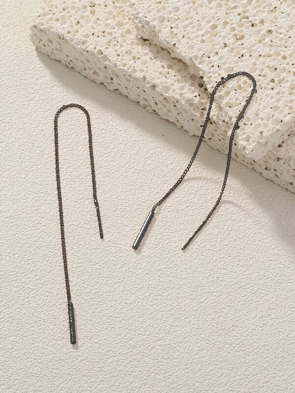 Minimalist Threader Earrings SHEIN USA