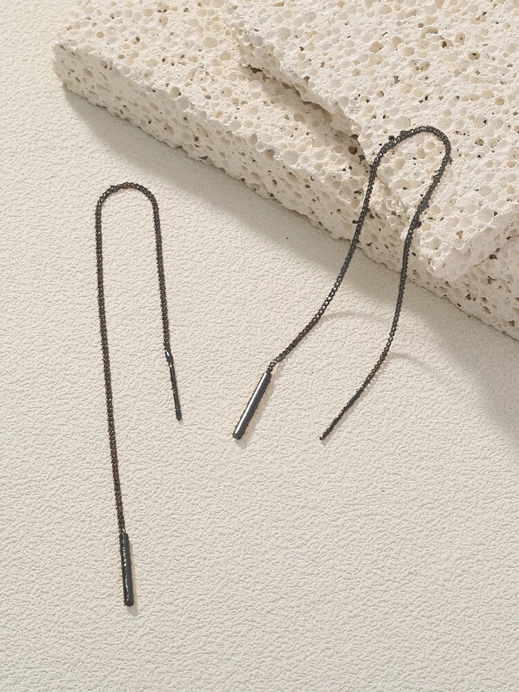 Nooxian Minimalist Threader Earrings