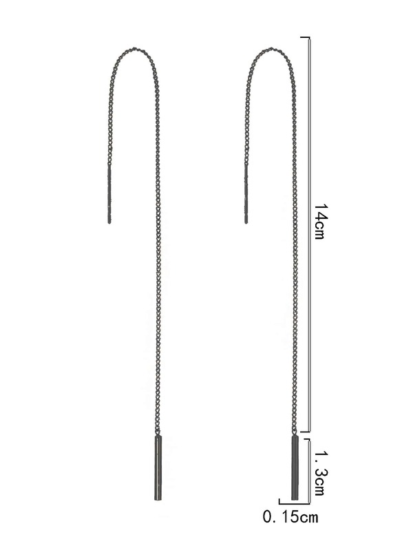 Minimalist Threader Earrings SHEIN USA