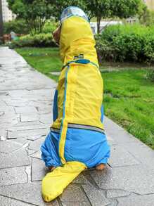 Chubasquero bicolor para mascotas - Multicolor - Ver 2