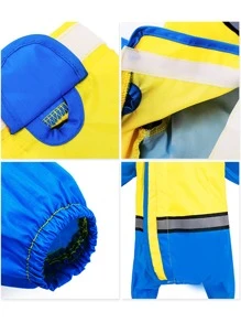 Chubasquero bicolor para mascotas - Multicolor - Ver 5