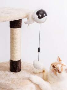 1 đồ chơi thú cưng tương tác nâng tự động bằng điện - Đen và trắng - Xem 3