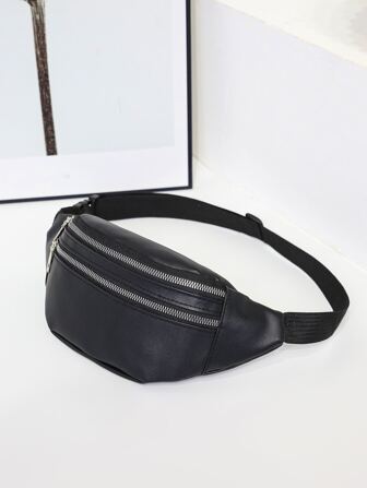 極簡風格防水腰包