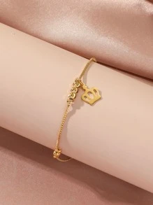Vòng đeo chân trang trí vương miện - Vàng - Xem 2