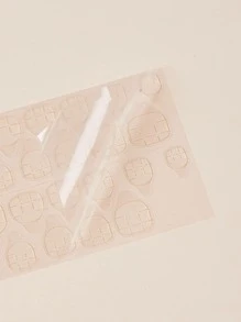 10sheets Double Sided Adhesive Tapes Clear Nail Stickers,Nail Supplies,Nail Tools,Nail Art Tools,Back To School,Nails,Nail Tools For Press On Nails,Manicure Pedicure Tools - Clear - View 5