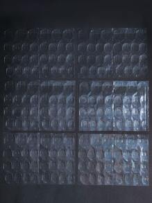 6sheets Transparent Double Side Glue Nail Sticker For Press On Nail Sticky Tabs,Waterproof Breathable False Nail Tips Jelly Adhesive Tabs Nail Glue Super Sticky Fake Nail Glue,Nail Supplies,Nail Tools,Nail Art Tools,Back To School,Nails,Nail Tools For Press On Nails,Manicure Pedicure Tools - Clear - View 3