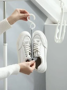 1pc Random Color Shoes Hanger, Modern Easy Turn 360 Double Hook Design Multifunctional Shoes Hanger - Multicolor - View 4
