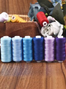 6 rollos Cuerda de coser unicolor - Multicolor - Ver 1