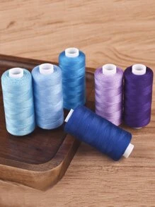 6 rollos Cuerda de coser unicolor - Multicolor - Ver 2