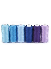 6 rollos Cuerda de coser unicolor - Multicolor - Ver 4
