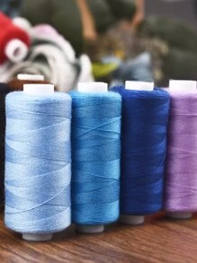 6 rollos Cuerda de coser unicolor - Multicolor - Ver 5