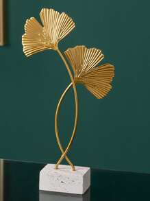 1pc Ginkgo Biloba Design Decoration Craft - Multicolor - View 1