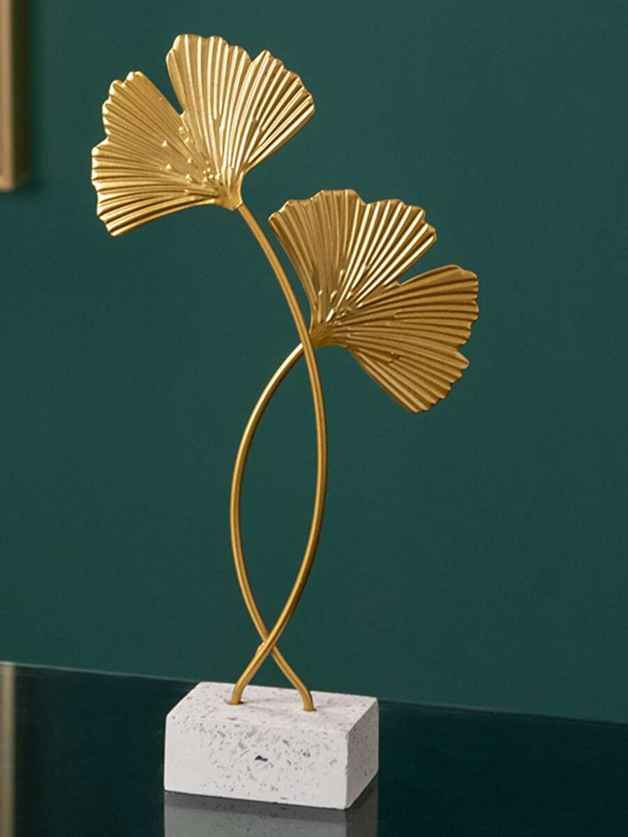 1pc Ginkgo Biloba Design Decoration Craft - Multicolor - View 1