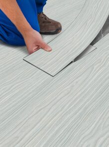 1入組木紋防水自黏式地板貼紙 - 彩色 - 查看 2