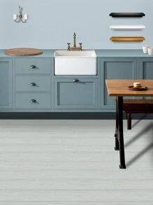 1入組木紋防水自黏式地板貼紙 - 彩色 - 查看 4