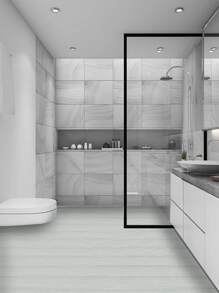 1入組木紋防水自黏式地板貼紙 - 彩色 - 查看 5