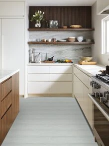 1入組木紋防水自黏式地板貼紙 - 彩色 - 查看 6