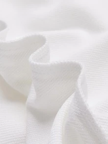 Manfinity Homme Men Slogan Graphic Mock Neck Sweatshirt - White - View 3