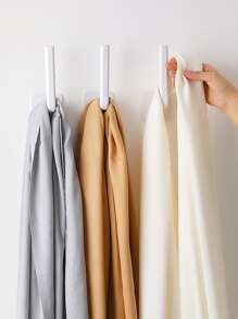 2入組多功能圍巾收納架 - 白色 - 查看 1