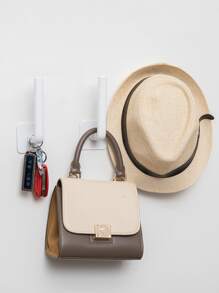 2入組多功能圍巾收納架 - 白色 - 查看 8