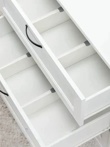 1pc Solid Drawer Divider - White - View 6