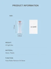 Oil-Absorbing Volcano Face Roller, 1pc Portable And Reusable Anti-Oil Facial Tool, Oil Control Anytime, Anywhere, Suitable For Home Travel Or Out For Facial Massage - Multicolor - View 5