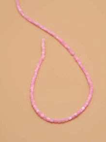 Phụ kiện trang sức DIY hạt 1 sợi - Hồng - Xem 4