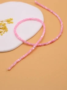 Phụ kiện trang sức DIY hạt 1 sợi - Hồng - Xem 5