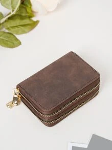 Ví NỮ Ví Ví Ví nhỏ Dây kéo Ví Khóa kéo bao quanh Ví Quà sinh nhật Đối với Hằng ngày Món quà Đối với Bạn Mẹ Món quà Với Tiền Giá đỡ Đối với Thẻ tín dụng Đa chức năng chất liệu da PU Tối giản Giải trí Dễ thương Đối với Học sinh - màu nâu - Xem 6