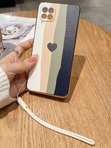 Vỏ điện thoại khối màu có dây buộc - Nhiều màu - Xem 5