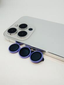 3入組夜視鷹眼攝像頭鏡頭保護貼，適用於蘋果產品 - 紫色 - 查看 5