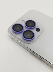 3入組夜視鷹眼攝像頭鏡頭保護貼，適用於蘋果產品 - 紫色 - 查看 6