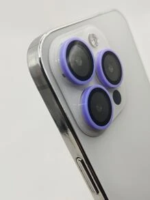 3入組夜視鷹眼攝像頭鏡頭保護貼，適用於蘋果產品 - 紫色 - 查看 7