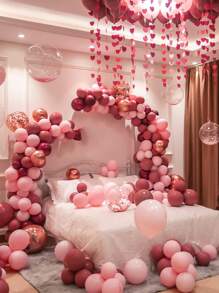 5pcs Balloon Glue Dot For Balloons Accessories Gallon Dot Birthday Wedding Party Balloons Glue Sticker Balloons Stand Arch Balloon - Clear - View 2