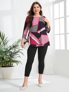 EMERY ROSE Pantalones ajustados con diseño de cremallera - Negro - Ver 7