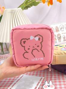 1入組隨機圖案衛生巾收納袋 - 彩色 - 查看 3