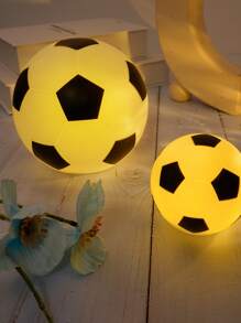 1pc Soccer Shaped Decoration Light - Yellow - View 2