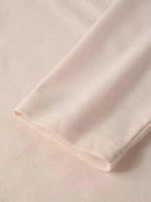 Manfinity Hypemode Men Letter Graphic Polo Shirt - Apricot - View 5