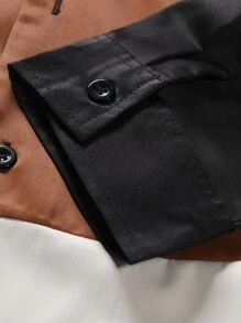 Manfinity Men Colour Block Pocket Patched Shirt Without Tee - Multicolor - View 3