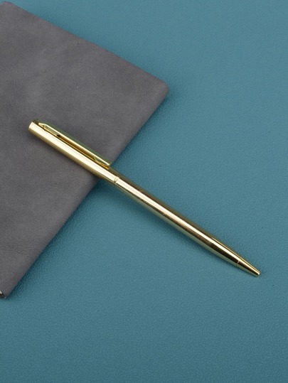 1pc Metal Ballpoint Pen Back To School