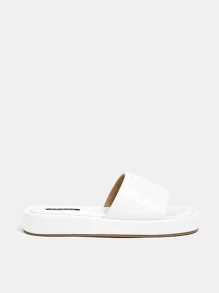 evoluSHEIN Sandalias minimalista con banda única - Blanco - Ver 6