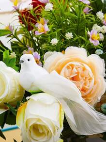 6入組聖誕鴿子設計花園裝飾工藝