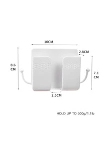 1入組壁掛式儲物架 - 白色 - 查看 2
