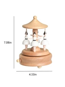 1入組人物裝飾音樂盒 - 彩色 - 查看 4