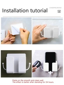 1入組壁掛式儲物架 - 白色 - 查看 5