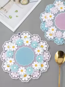 1 miếng đệm cách nhiệt họa tiết hoa ngẫu nhiên - Nhiều màu - Xem 1