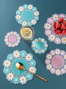 1 miếng đệm cách nhiệt họa tiết hoa ngẫu nhiên - Nhiều màu - Xem 7