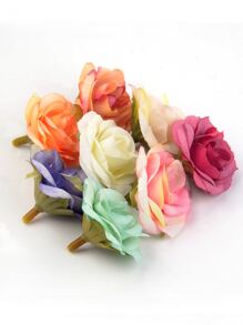 10pcs Random Color Artificial Flower Head