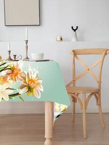 Mantel Pascua de Resurrección con estampado de conejo & floral - Multicolor - Ver 3