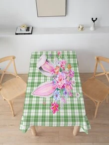 1 pieza Mantel con estampado floral - Multicolor - Ver 4